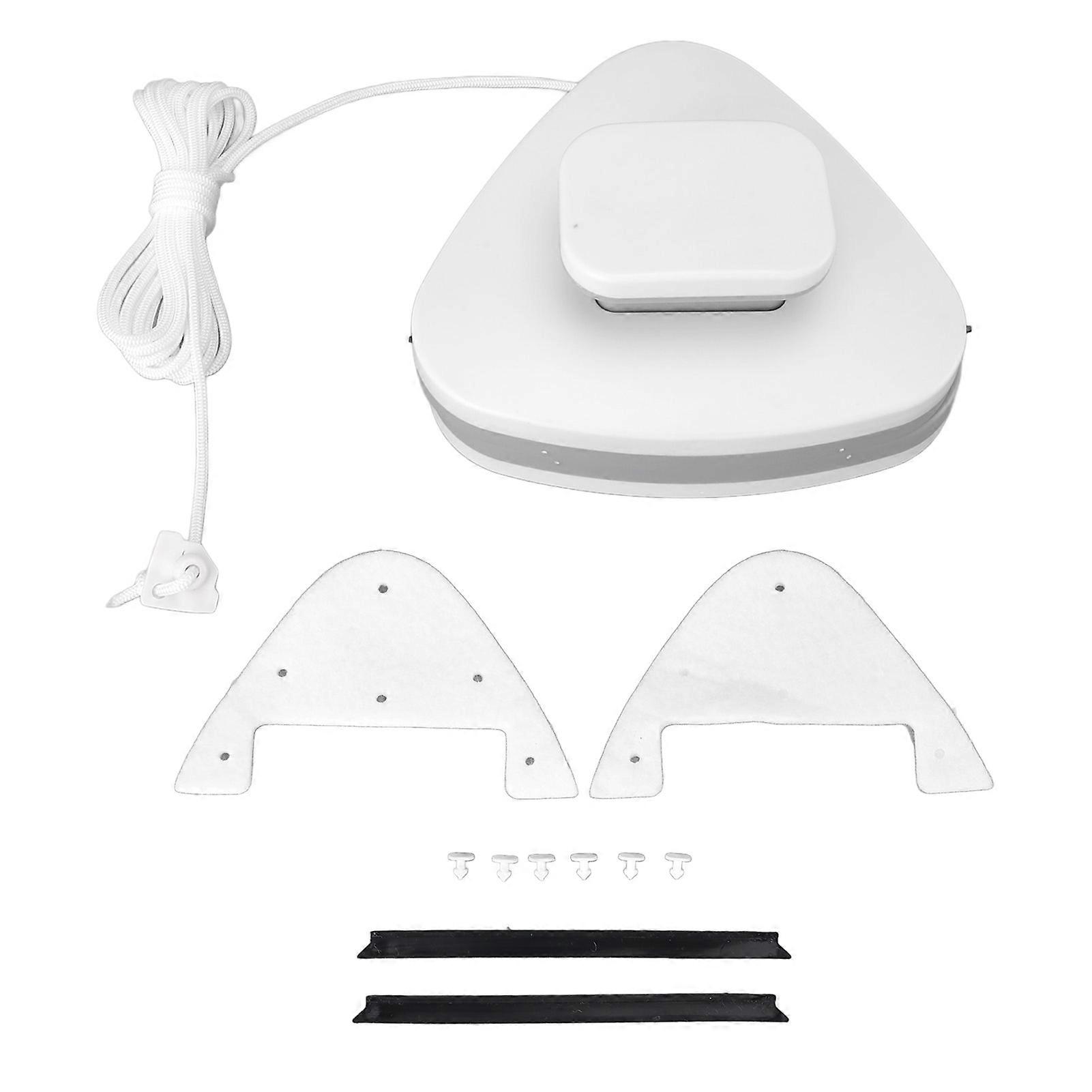 Double Sided Glass Cleaner Time Saving Versatile Triangle Shape Magnetic Window Wiper Tool for Home 18‑30