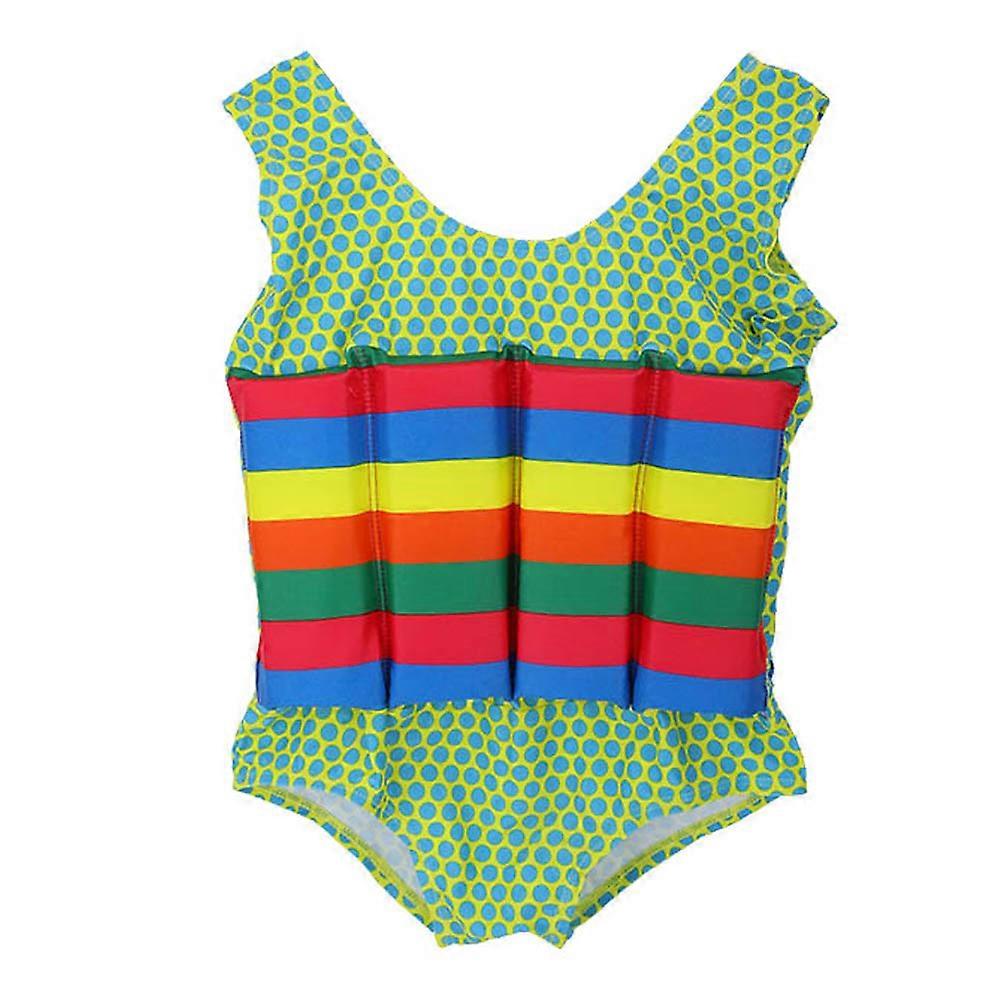 Härliga Baby Flickor Pojkar Flytkraft Baddräkter Barnens badkläder för att lära sig simning(XL)