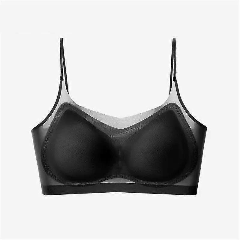 Ultra Thin Push Up Bra with Ice Silk and Seamless Design