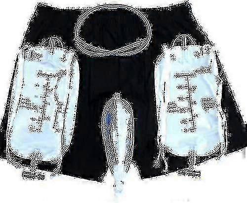 גברים מכנסי בריחת שתן עם שקית שתן אוסף נייד דליפת הוכחה רגל מחזיק צנתר פיפי עבור זקן