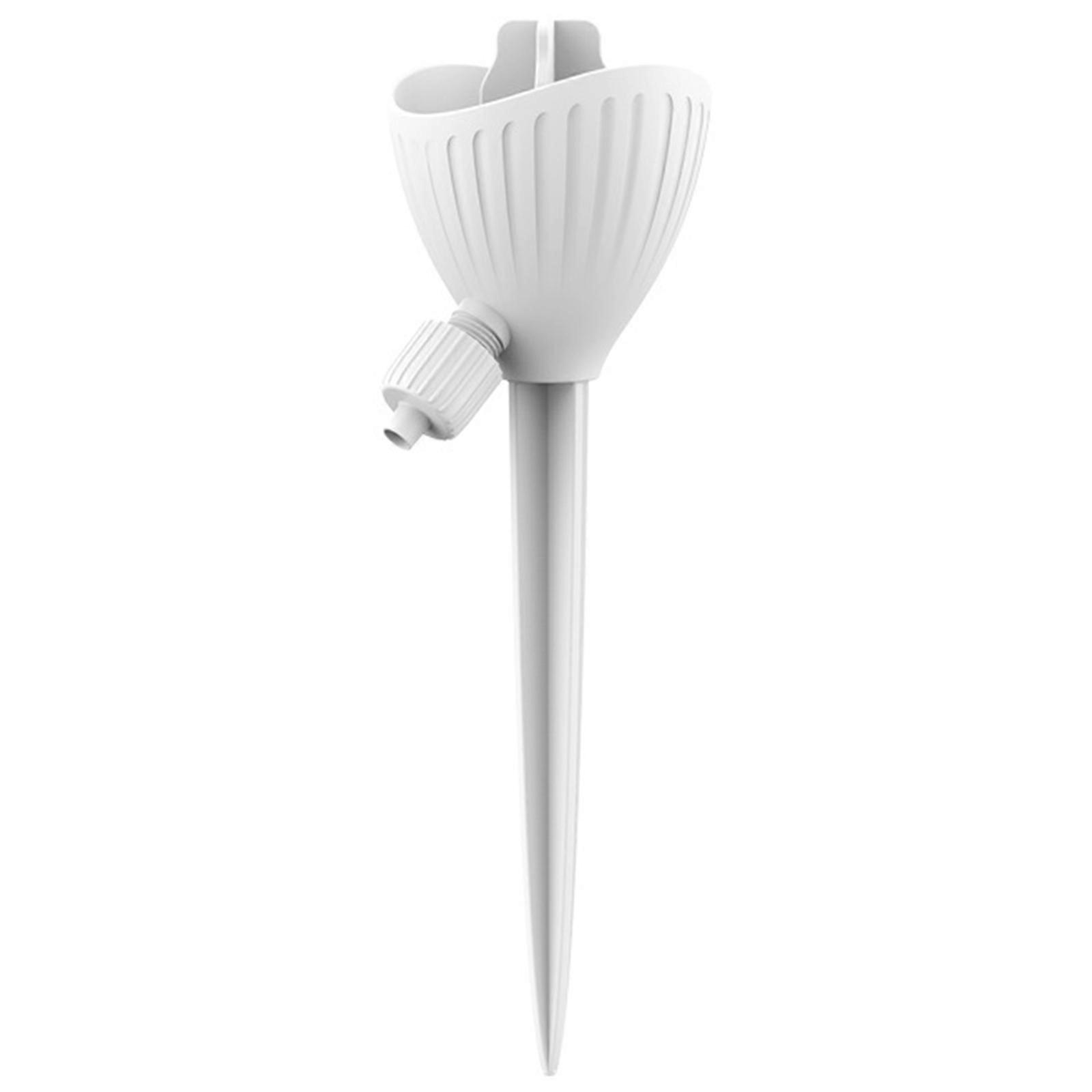6pcs Self Plant Watering Spikes Auto Drippers Irrigation Device Automatic Plant Water System with Adjustable Control White