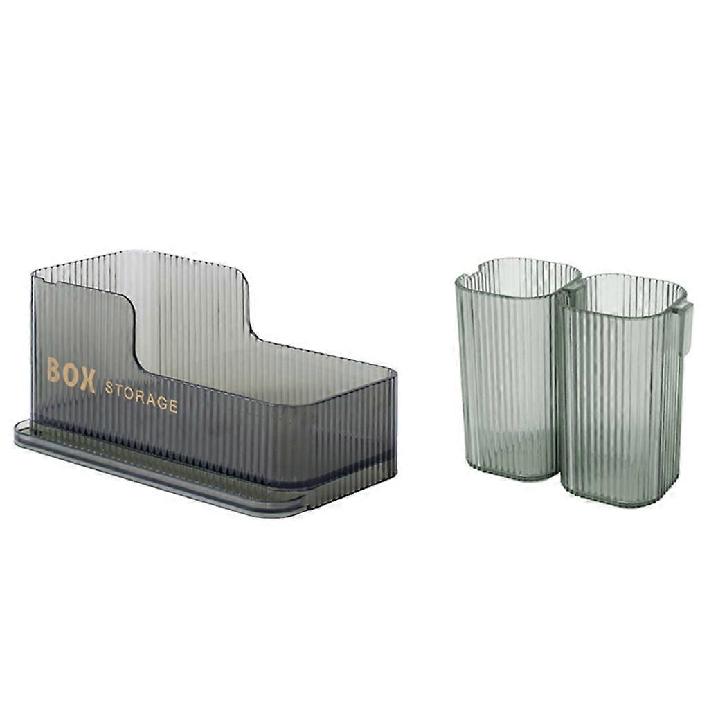 Practical Storage Organizer Suitable for Home Dorm Office Store Stationery Cosmetic Sundries Keep Room Tidy Save Space Light luxury green
