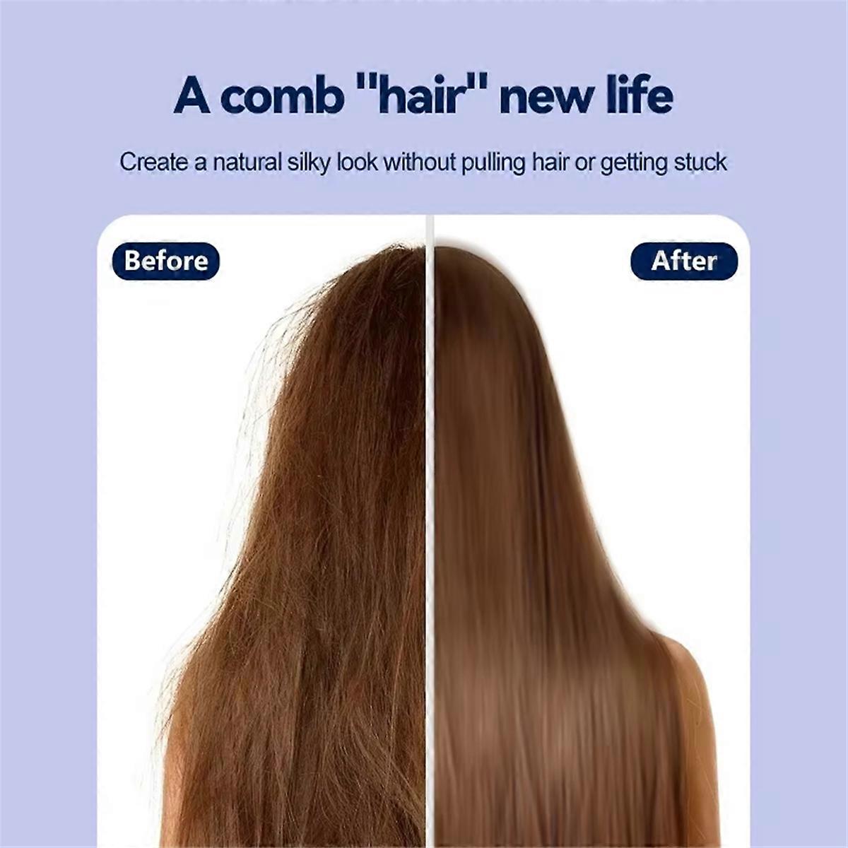 Electric Hot Comb Multifunctional Straight Hair Straightener Comb Negative Ion Anti-Scalding Stylin