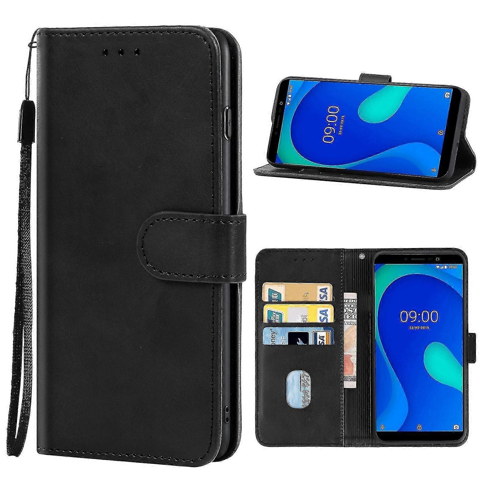 Leather Phone Case For Wiko Y80