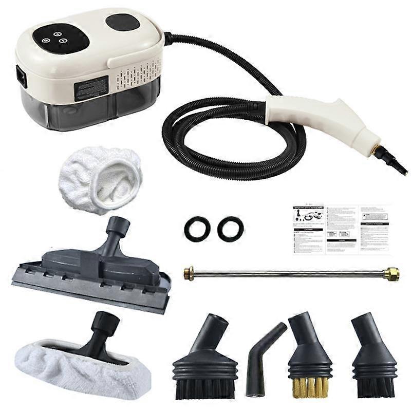 2500W 3.0BAR Handheld Steam Cleaner Kit With Screen Design 1100ml Water Tank