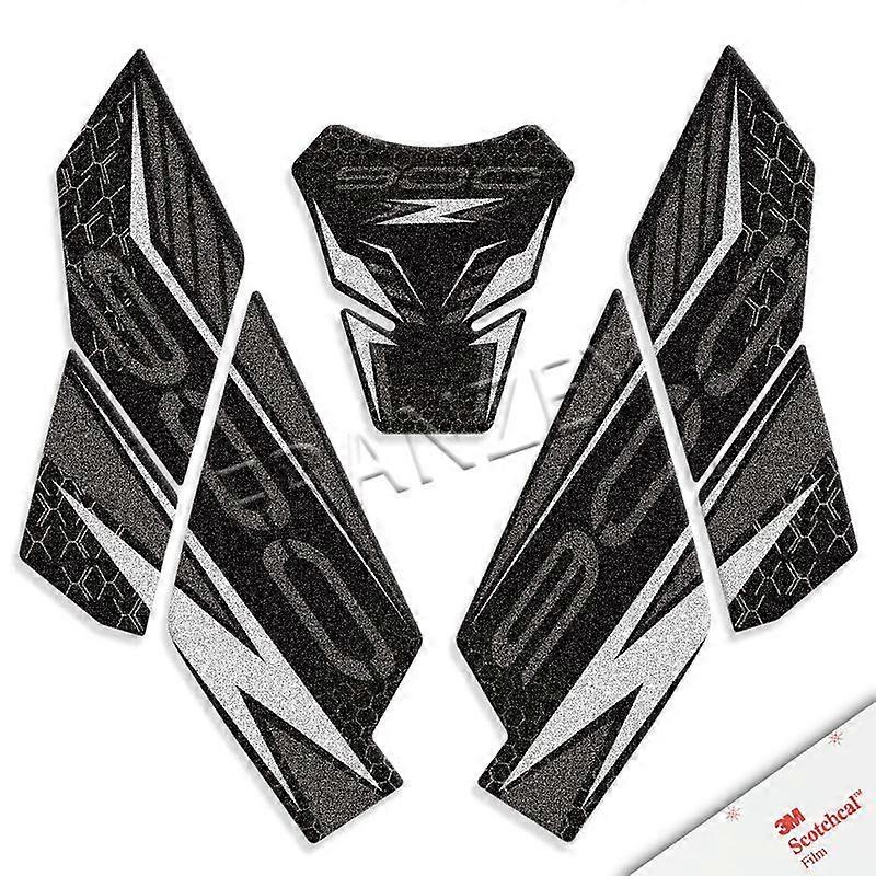 3m נגד החלקה אופנוע מדבקות מיכל דלק מכסה גז שמן להגן על פד חלבי מדבקות ערכת אביזרים תואמים Kawa-saki z900 Z900 MAXP