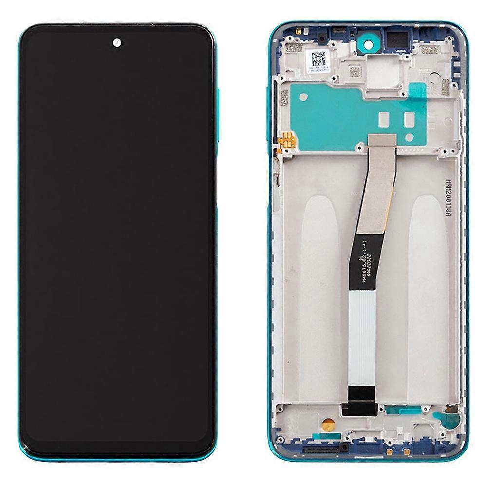 Grade C LCD Screen and Digitizer Assembly+Frame Repair Part for Xiaomi Redmi Note 9S/Note 9 Pro