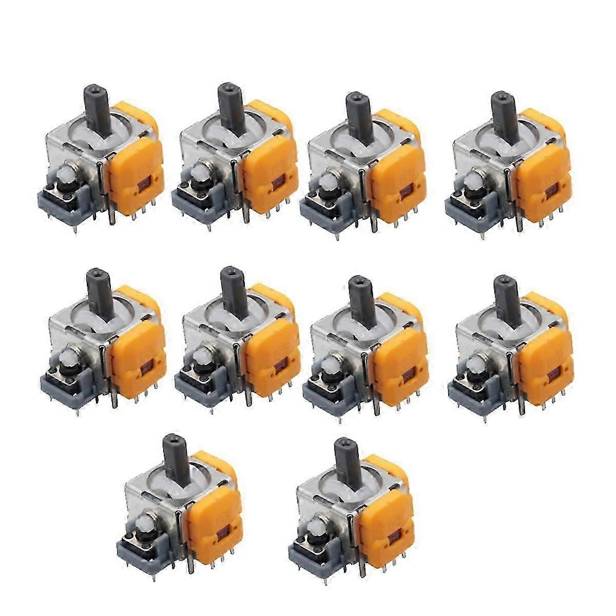 10Pcs Hall Electromagnetic Joystick for Console Hall Joystick Sensor Module Potentiometer