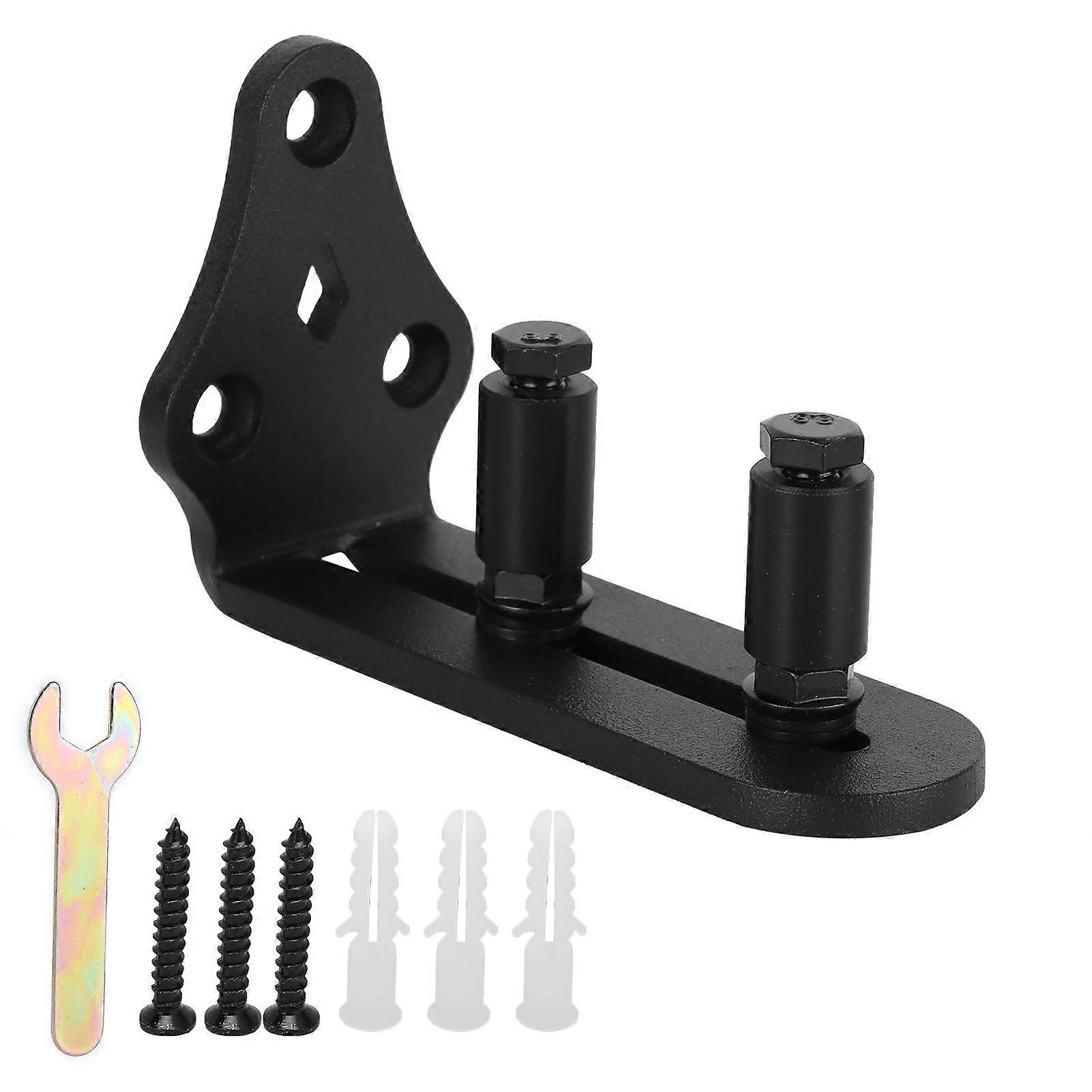 Carbon Steel Floor Roller Guide for Sliding Barn Doors, Bottom Floor Guide Hardware Fittings, Heavy-Duty and Adjustable