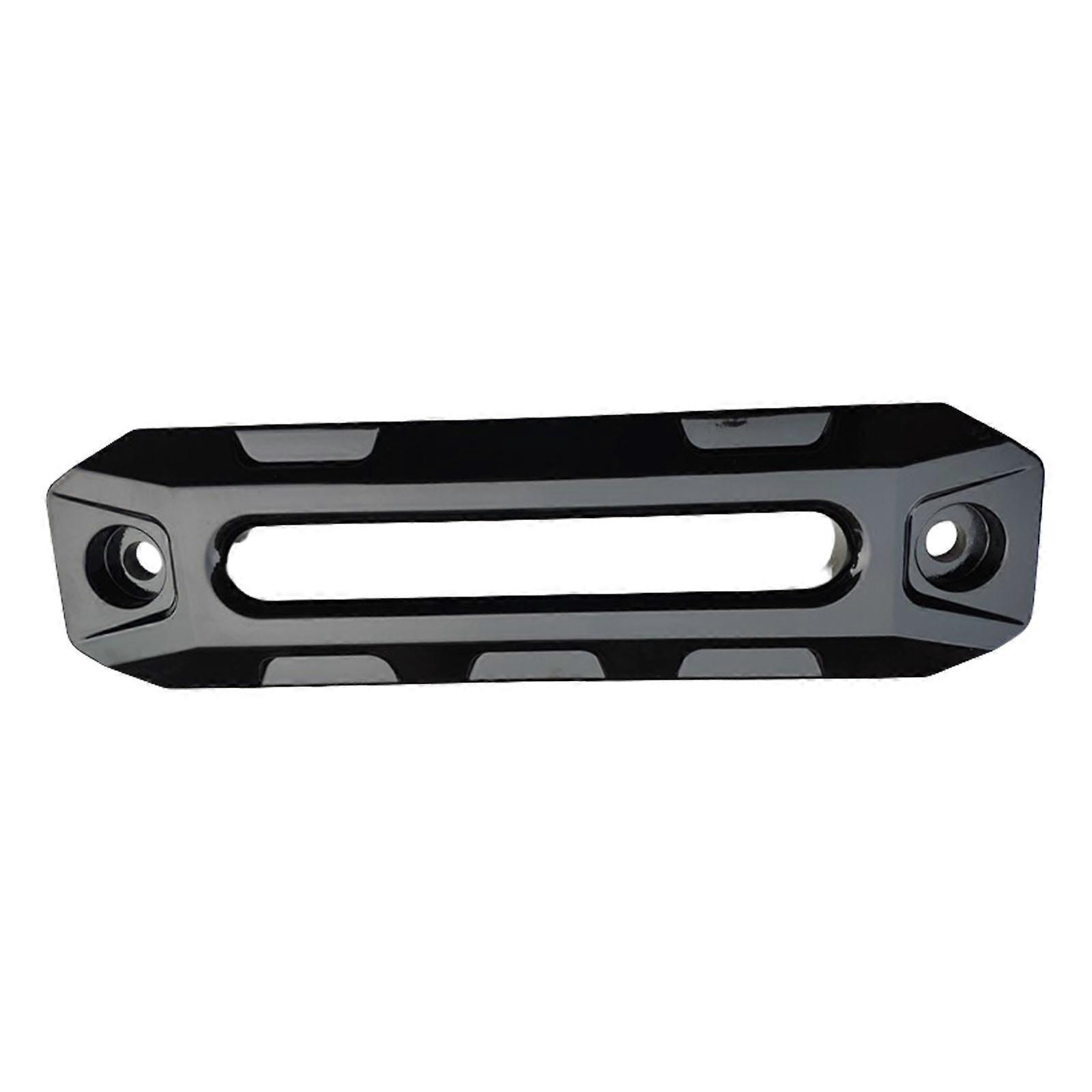 10 بوصة عالية القوة البليت الألومنيوم Hawse Fairlead يصلح لحبل ونش الاصطناعية 8000-15000LBs يعزز حماية الكابل الأسود