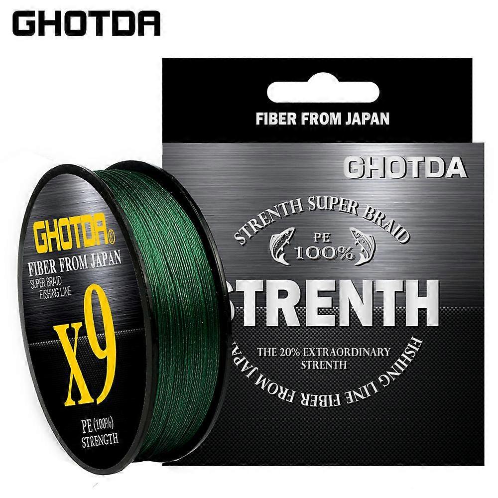 GHOTDA 0.14-0.40 (χιλ.) 500m Anti-bite X9 πετονιά ψαρέματος κατάλληλη για το θαλασσινό νερό Πολύχρωμη πέρκα 20-80LB αλιευτικός εξοπλισμός