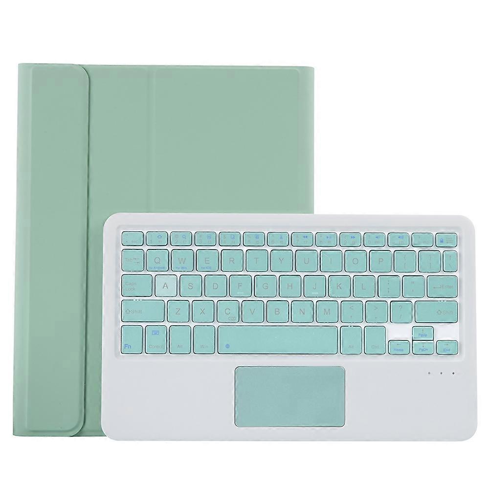 Bluetooth-compatible Keyboard Leather Case with Touchpad Compatible with Lenovo Pad Plus J607F / Tab
