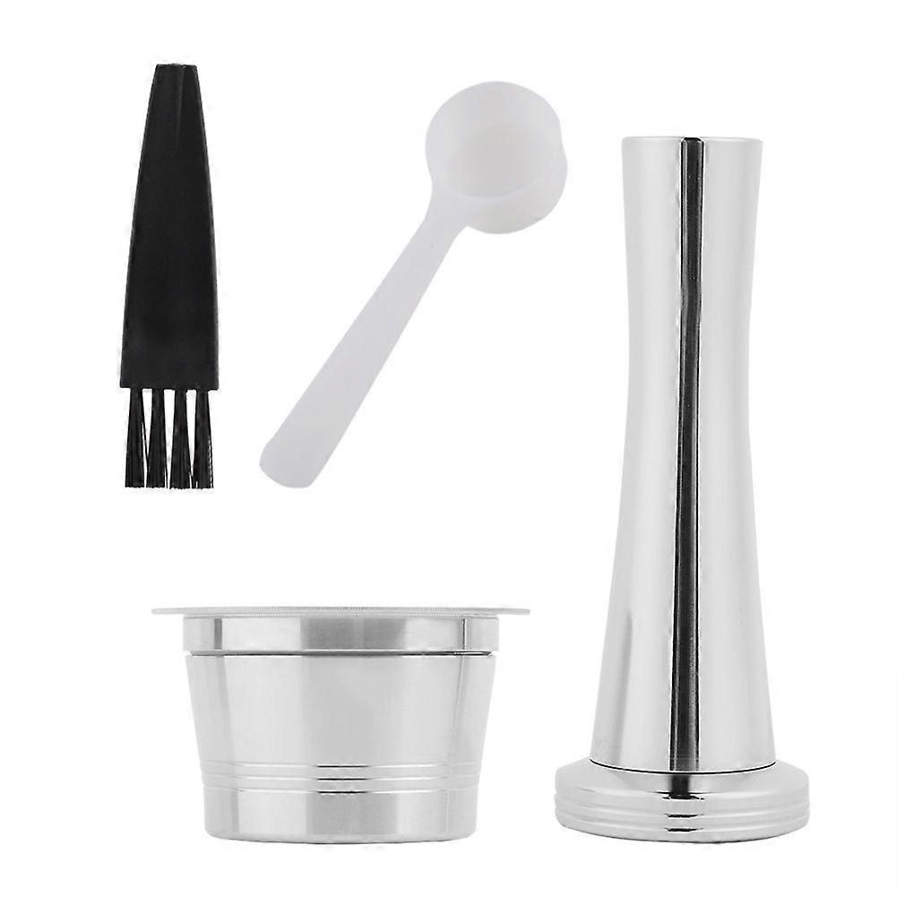 Coffee Capsule Tamper Coffee Refillable Coffee Maker Filter Tool Set For Caffitaly