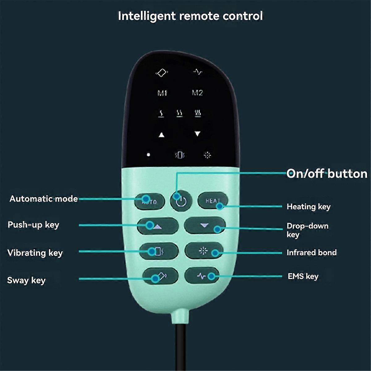 Lumbar Spine Massager Hot Compress Thermostatic Massager Electric Intelligent Cervical and Lumbar Massager