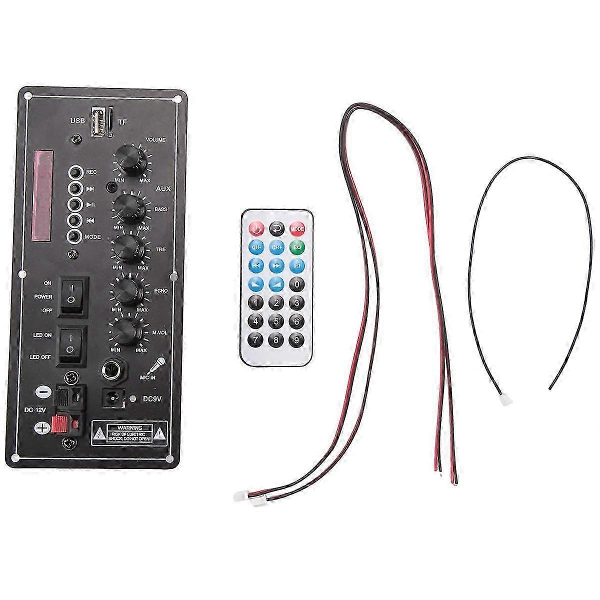 30W-120W Power Amplifier Board Audio Bluetooth Amplificador USB Dac FM Radio TF Player Subwoofer DI js