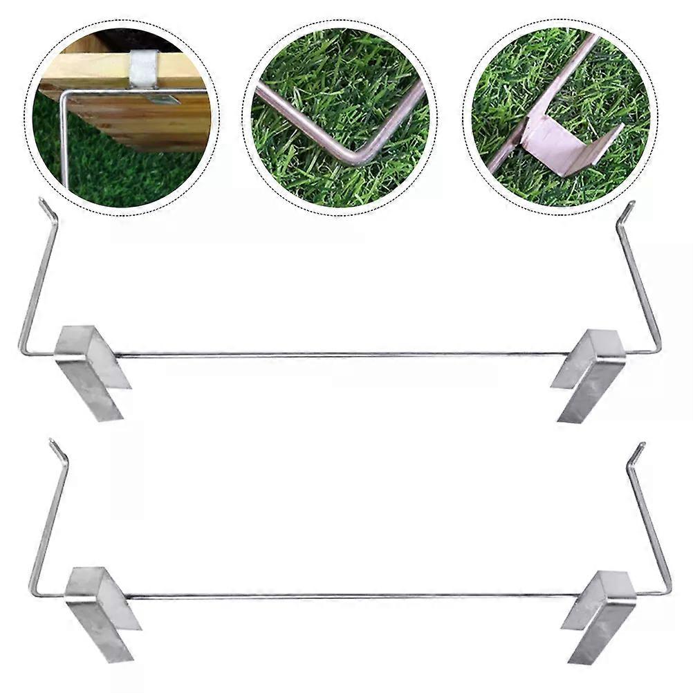 2pcs Beehive Frame Holder Stainless Steel Beekeeping Frame Support Bracket