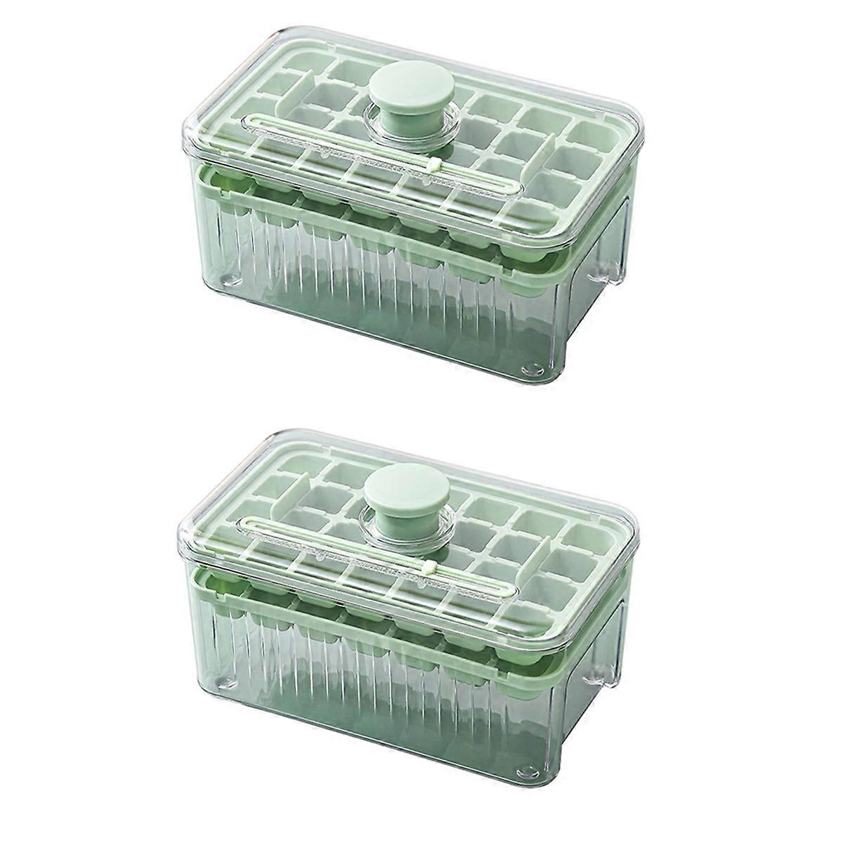 Press Ice Tray Refrigerator Homemade Ice-Cube Storage Ice-Cube Mold
