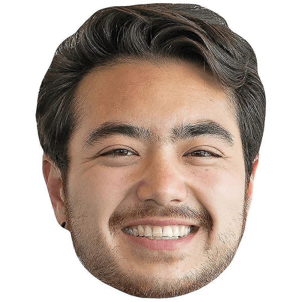 Schuyler Bailar (Smile) Celebrity Mask, Flat Card Face