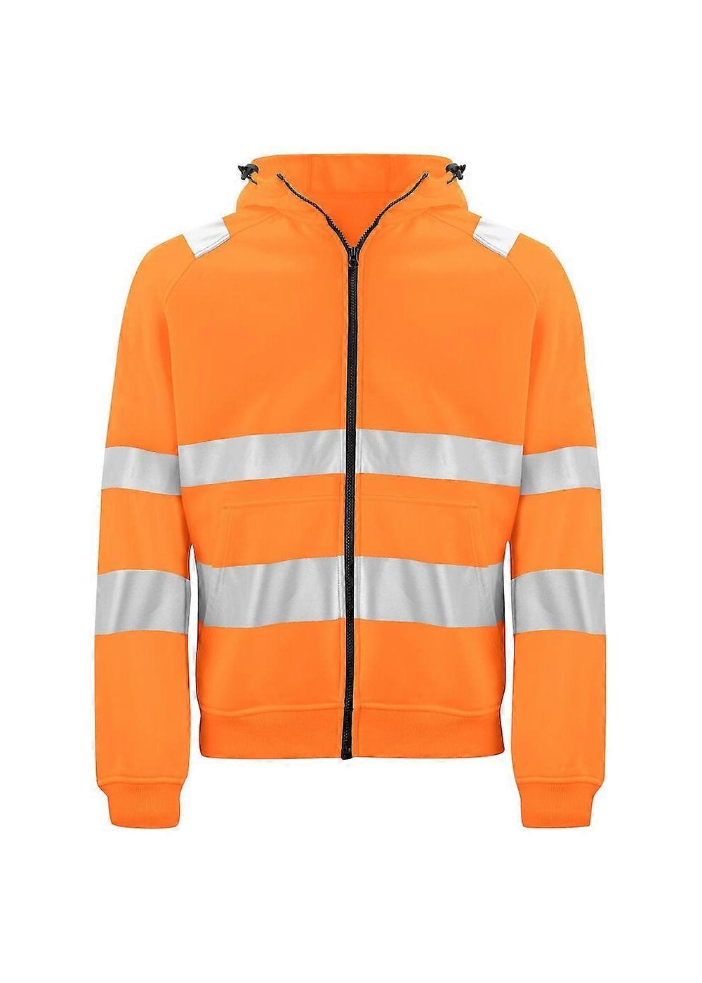 Men's Projob Hi Visibility Hooded Jacket EN ISO 20471 Class 3/2 646132