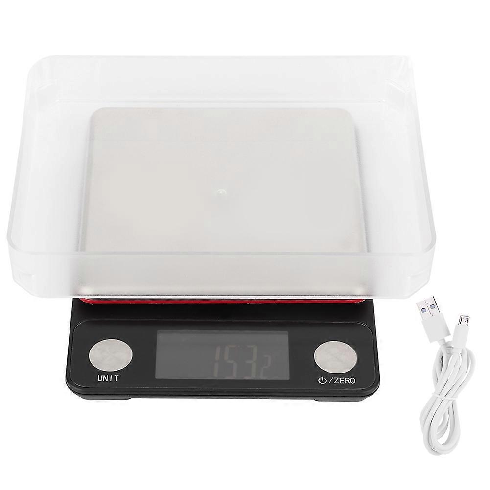 High Precision USB Rechargeable Kitchen Scale Multi Functional Electronic Scale nce 5kg 0.1g