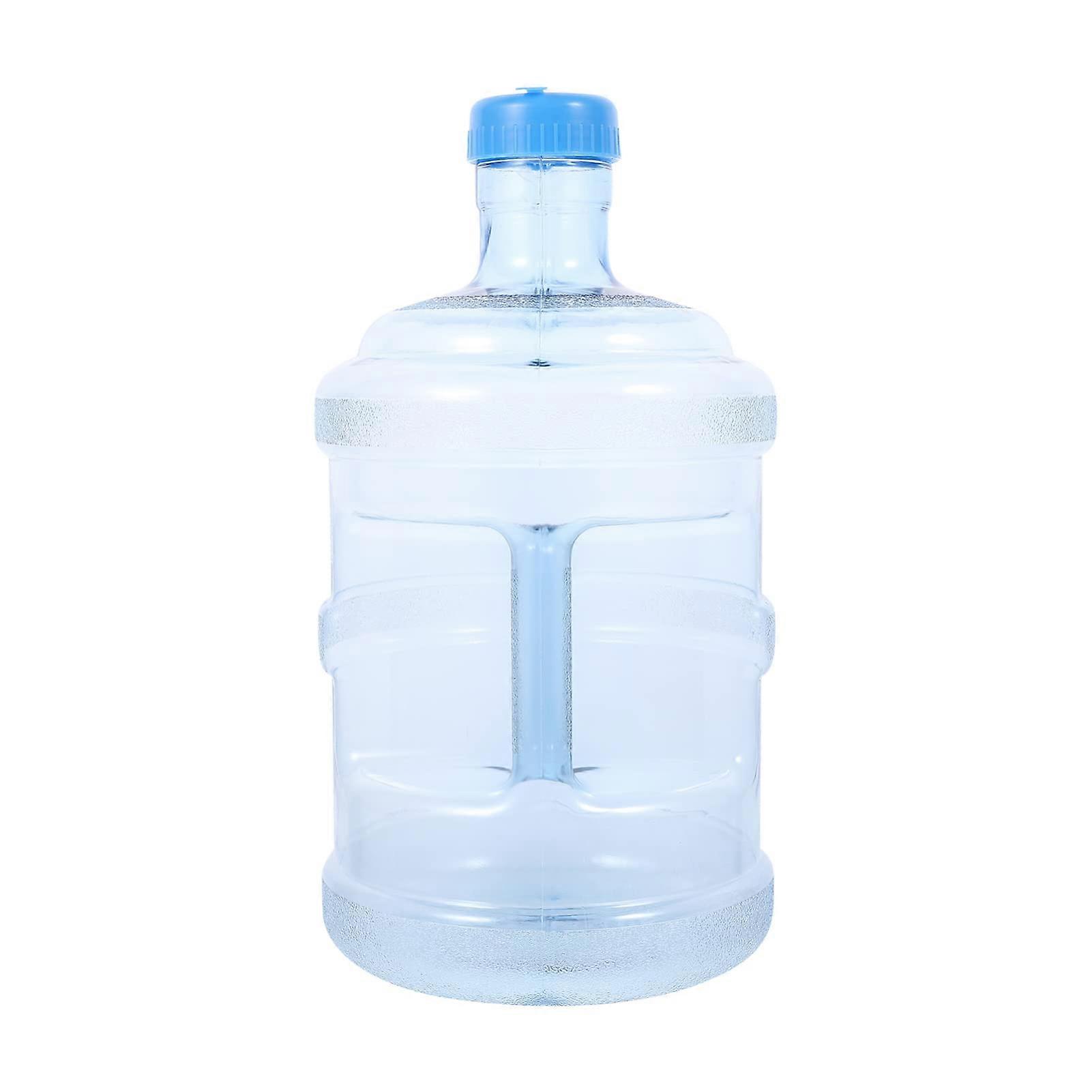 Plastic Water Bottle with Handle for Drinking Water Storage 5 Liters/1.32Gallon
