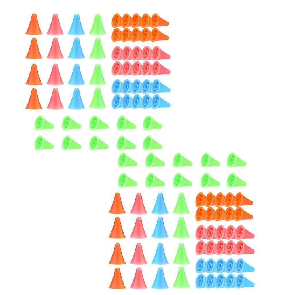 2 Set Knitting Needle Point Protectors Needle Tips Stopper Stitching Stoppers