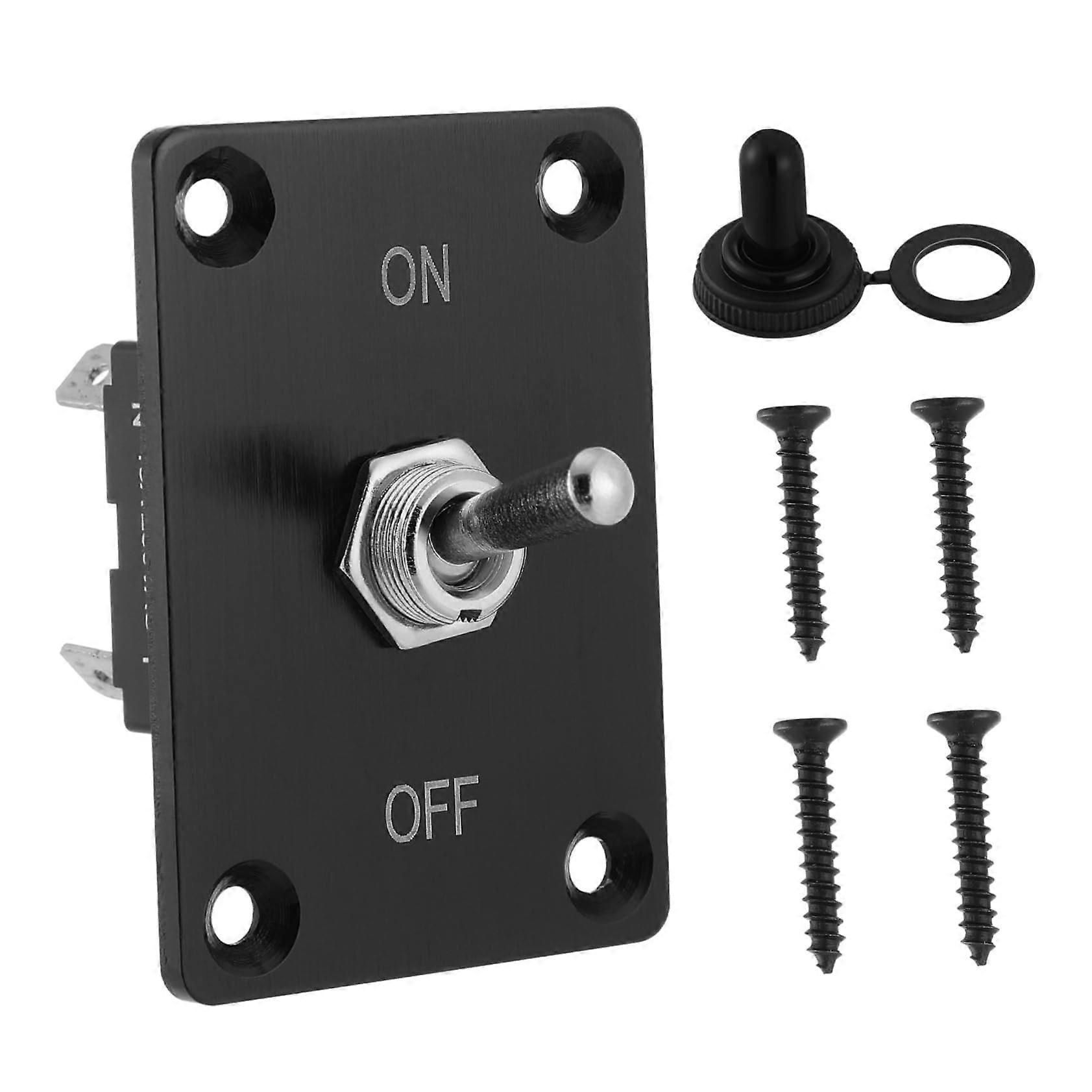 Automotive Toggle Switch Industrial Switch Cover for RV Boat Car, Waterproof, Durable, Secure Replacement Accessory