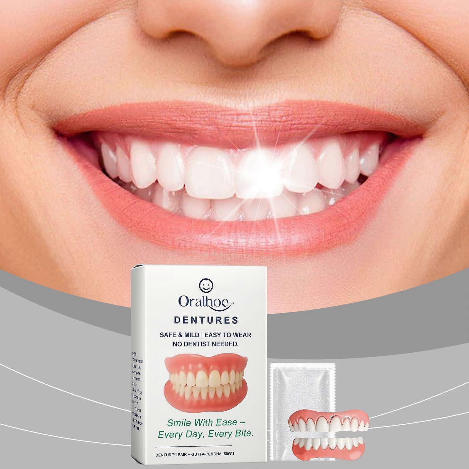 Silicone Reline Denture Set, Silicone Denture Set, Silicone Reline Kit for Dentures, Denture Repair Kit, Soft Silicone Denture Reline Kit