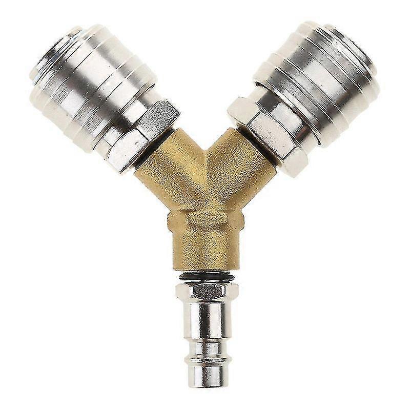 Professional Compressed Air Distributor Efficient Brass Connector For Pneumatic Tools Simple Installation Durable