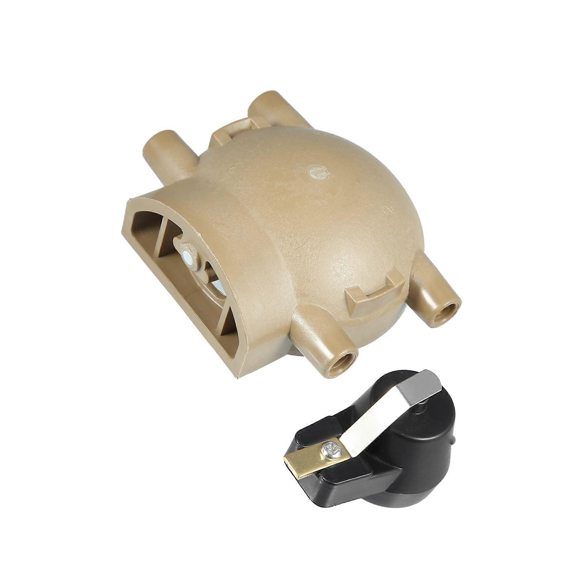Terminal Ignition Distributor Cap With Rotor For Ford 4-Cylinder Tractors 2N 8N 9N Front-Mount
