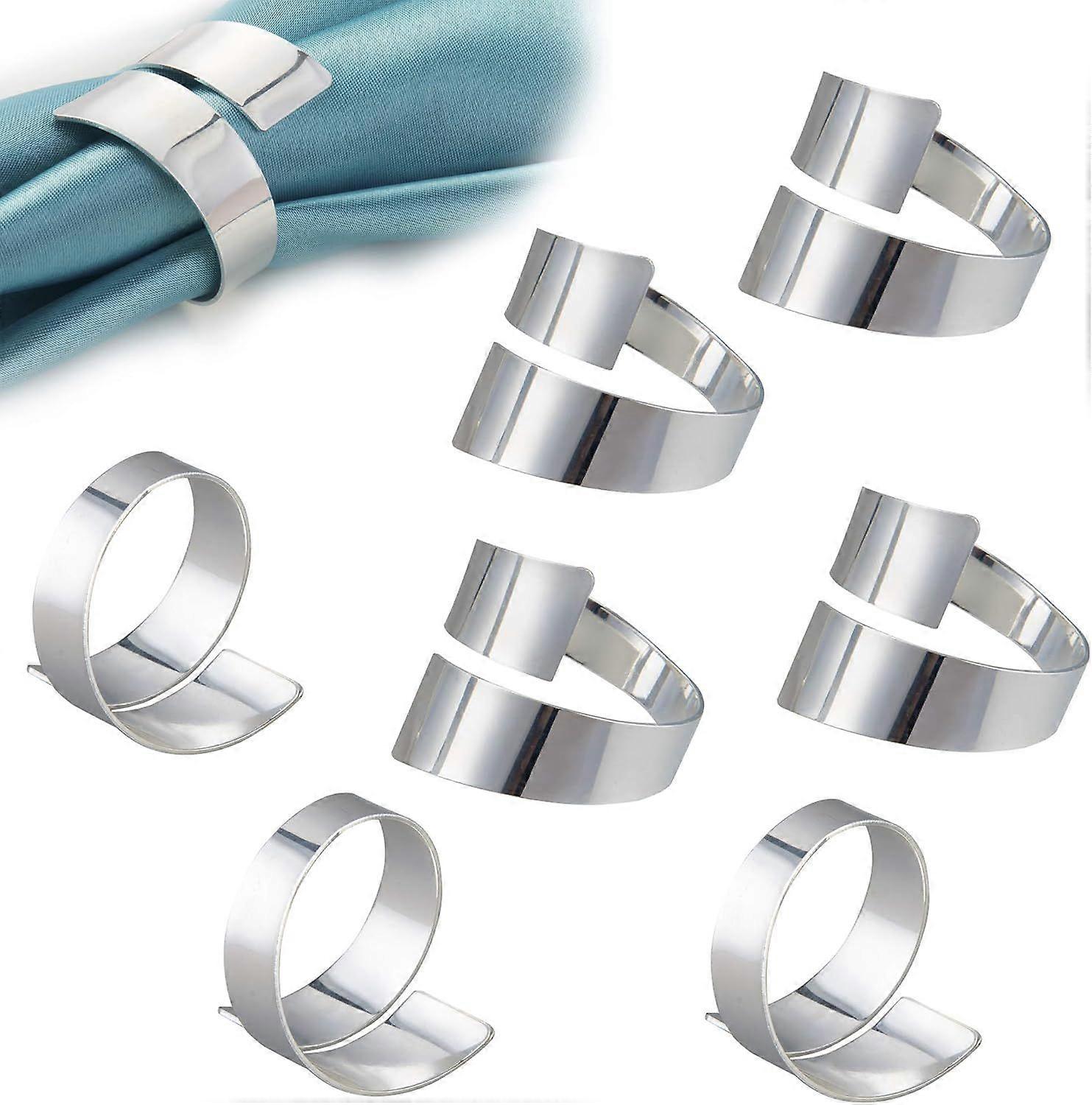 12pcs Napkin Rings for Wedding Dinner Party