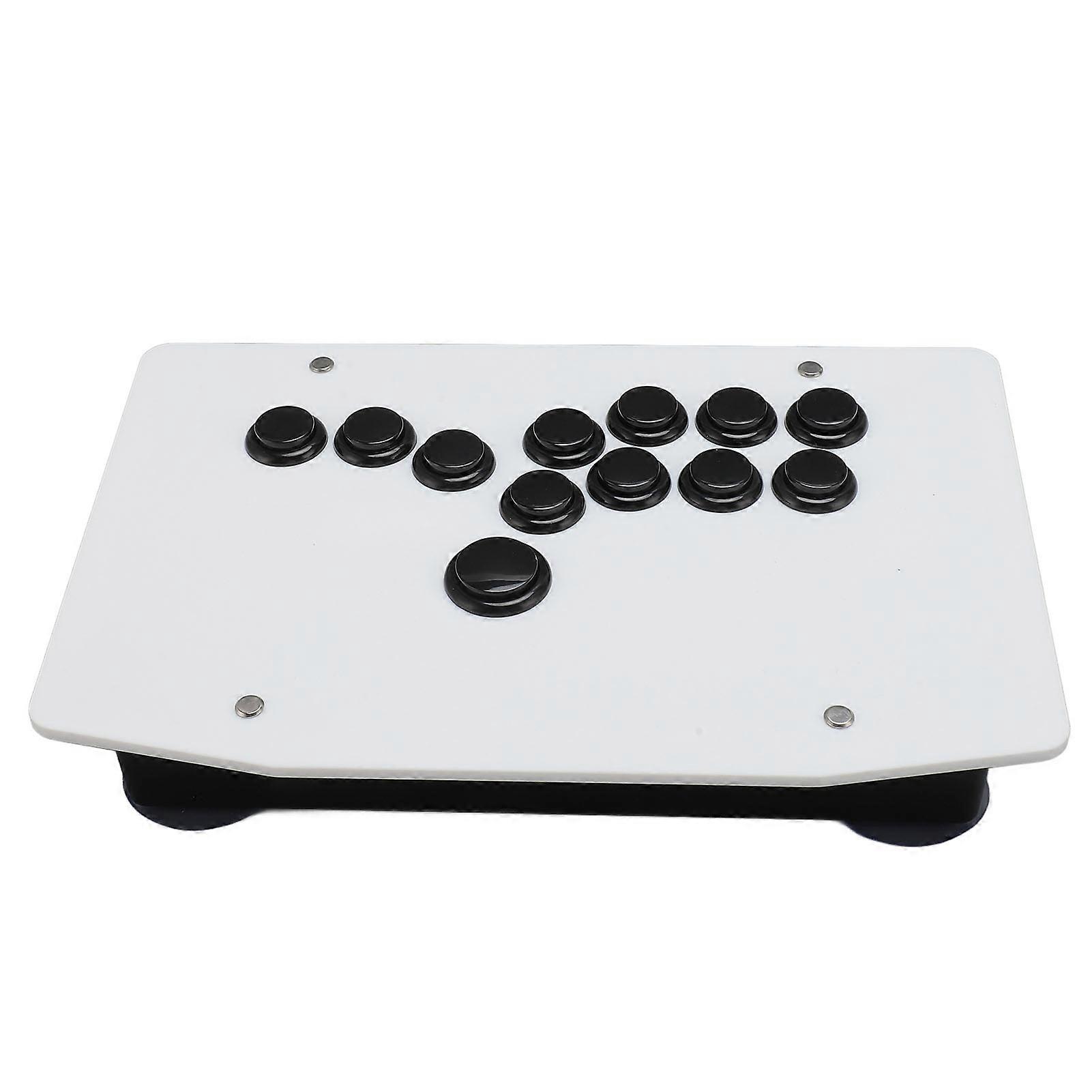 All Button Controller Support Switching SOCD Turbo Mode 12 Keys Arcade Fight Stick with 5.9ft Cable