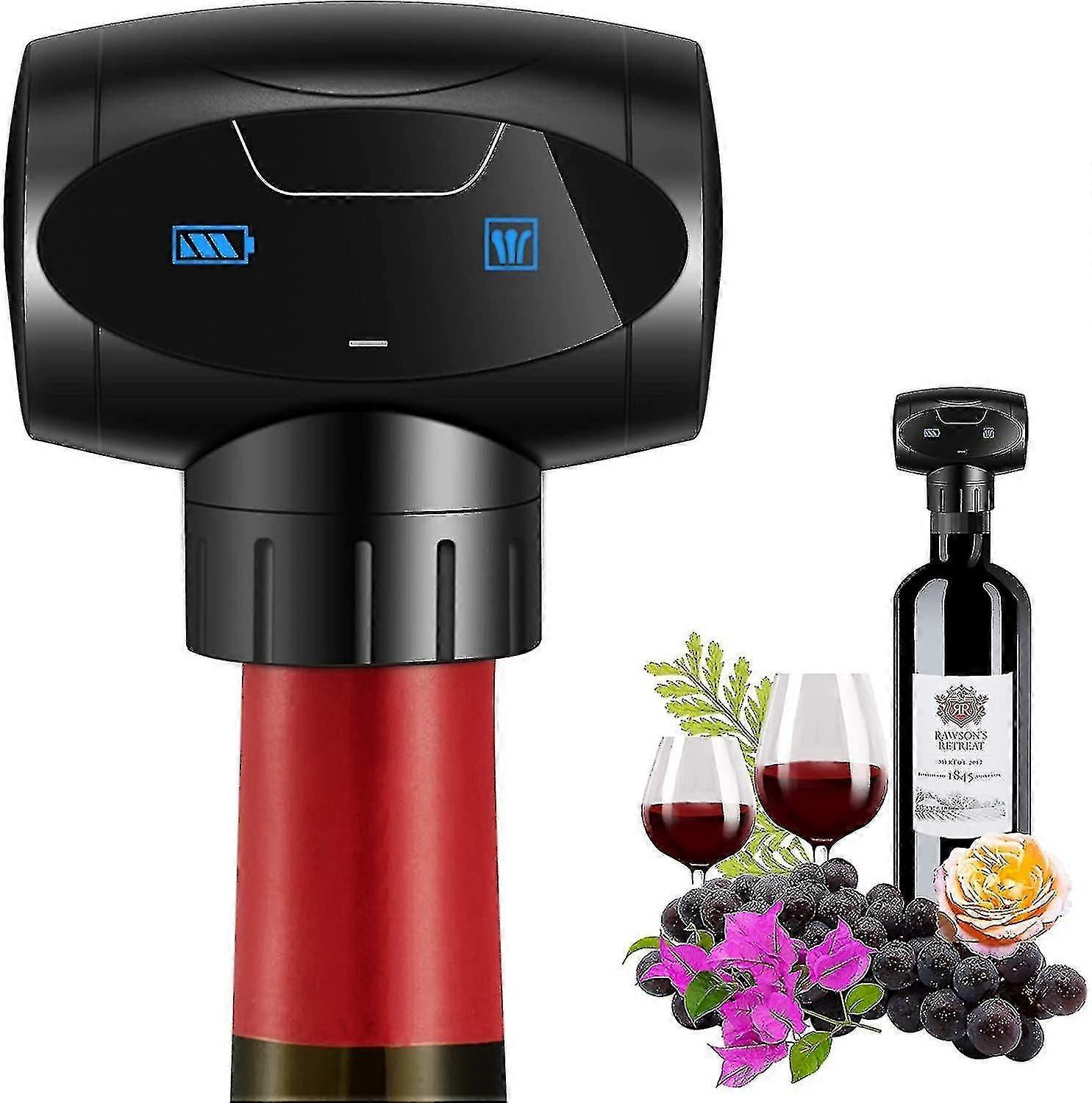 Professional Electric Wine Stopper,reusable Automatic Vacuum Wine Stop