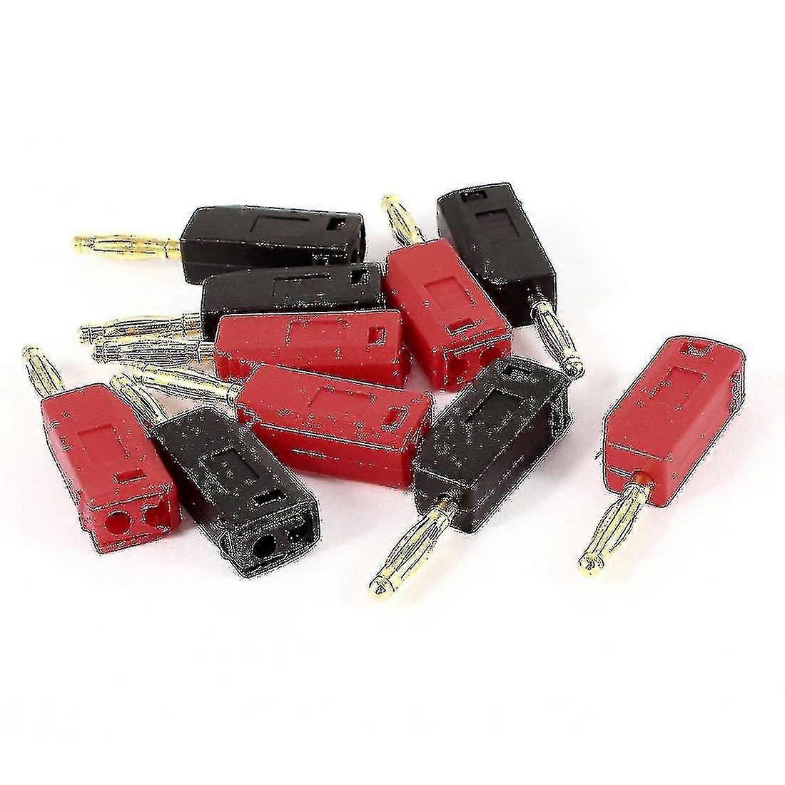 Speaker Wire Cable 2 Mm Banana Plug Connection 10 Sheets Bla