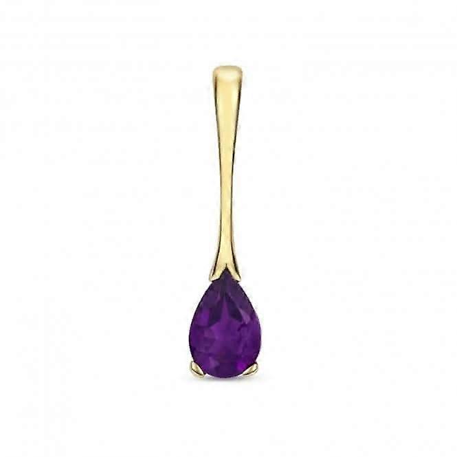 AmethystPear Shape Pendant PD280A