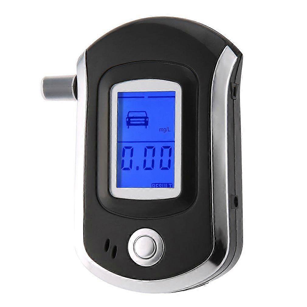 Professional High Accuracy Alcohol Tester AT-6000 Breathalyzer with Sound Alarm for Safe Driving