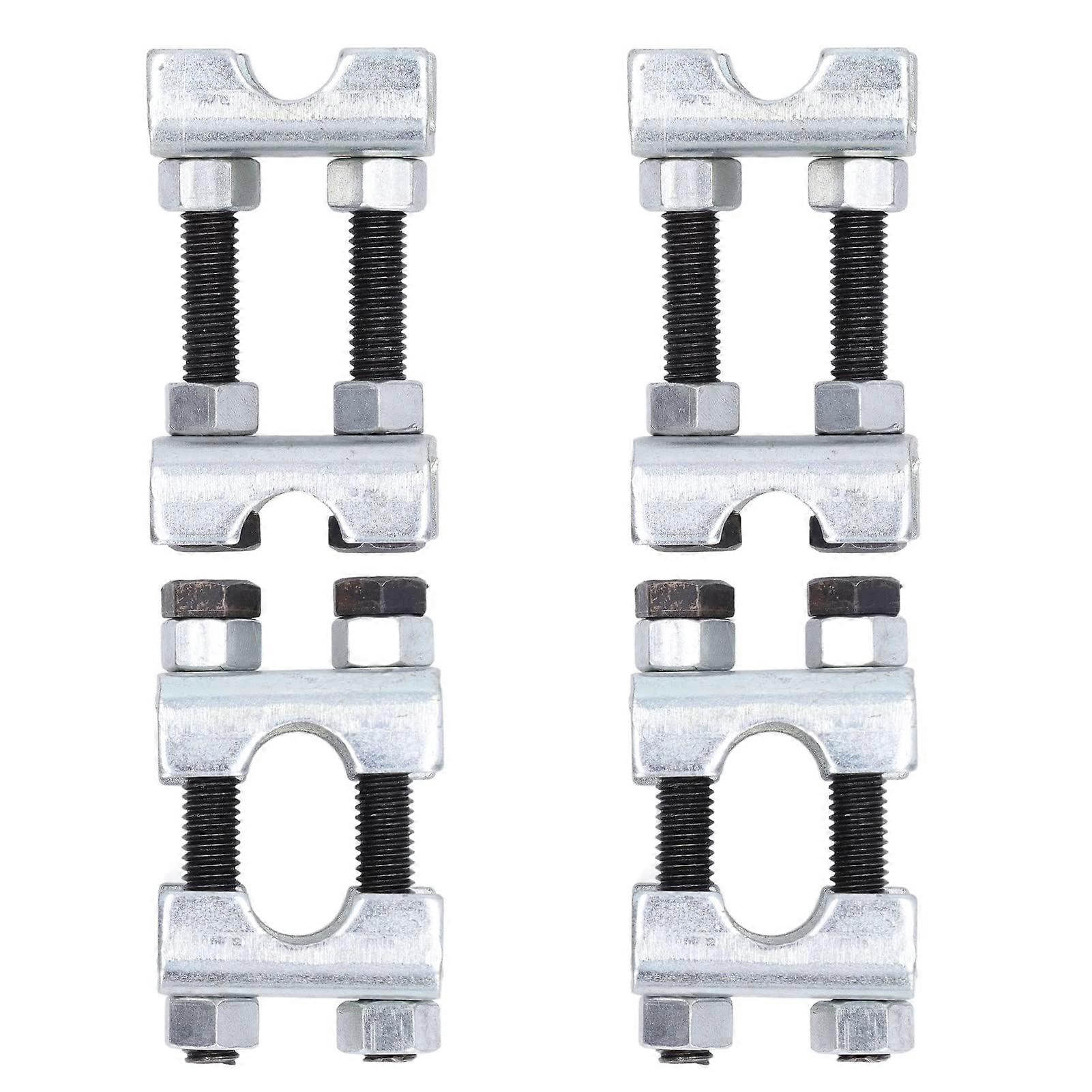 4 Pcs Spring Compressor Tool, Mini Coil Spring Compressor 2 Way Adjustable Spring Spacer Carbon Steel Shocks Adjuster Tool for Cars