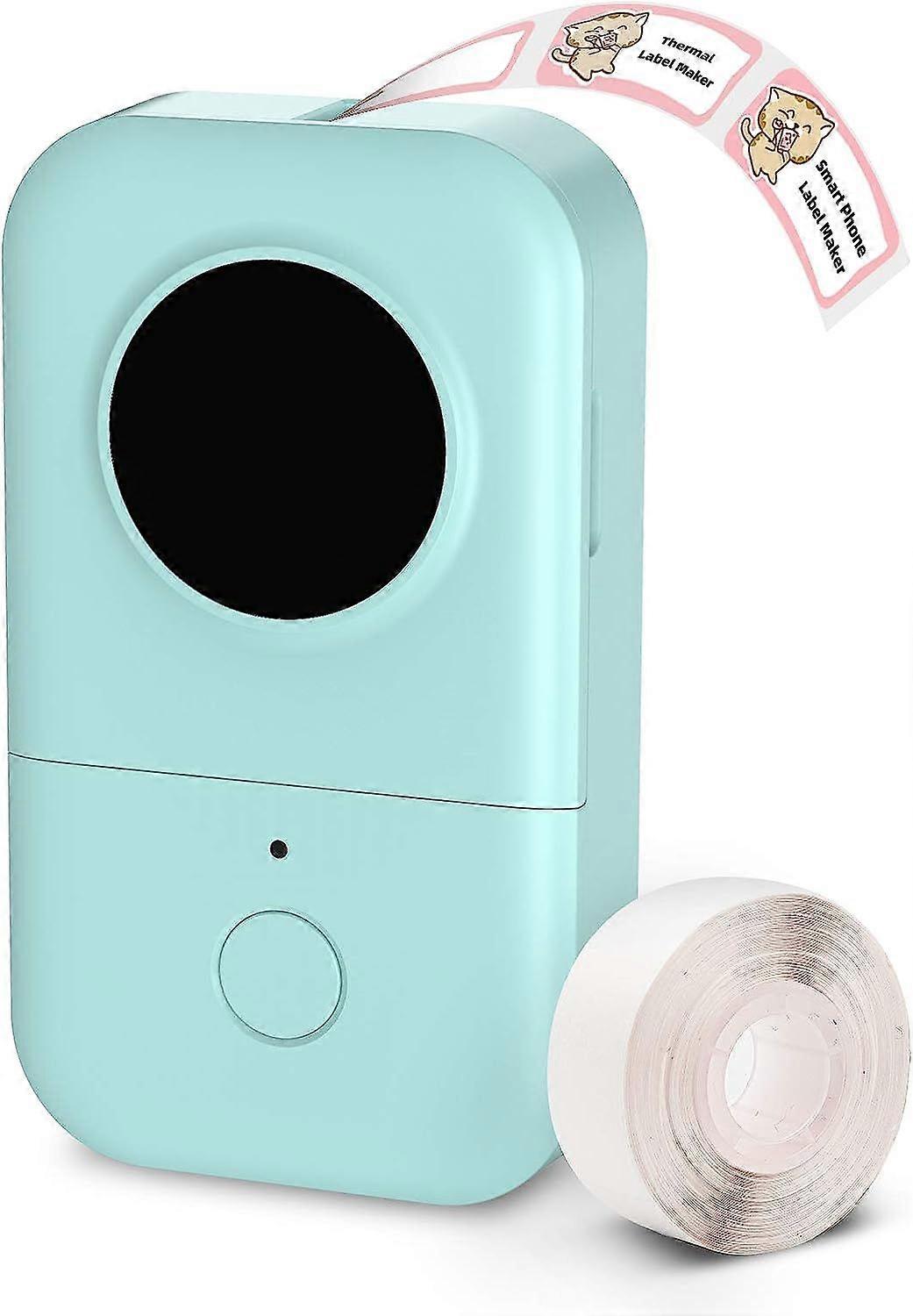 Phomemo Label Maker Machine, D30 Tragbarer Bluetooth-Etikettendrucker mit Tape Label Maker Handheld, mehrere Vorlagen verfügbar (Grün)