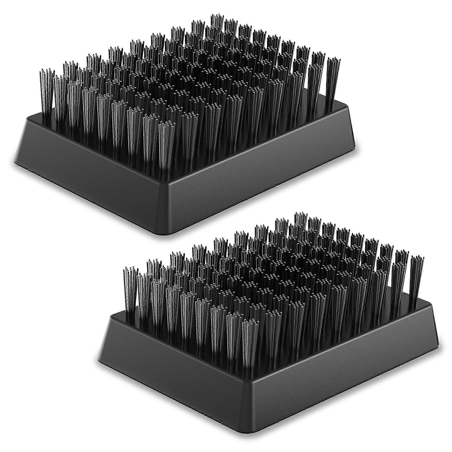 Grill Brush and Scraper Replacement Head 2-Pack For Grilling Tools