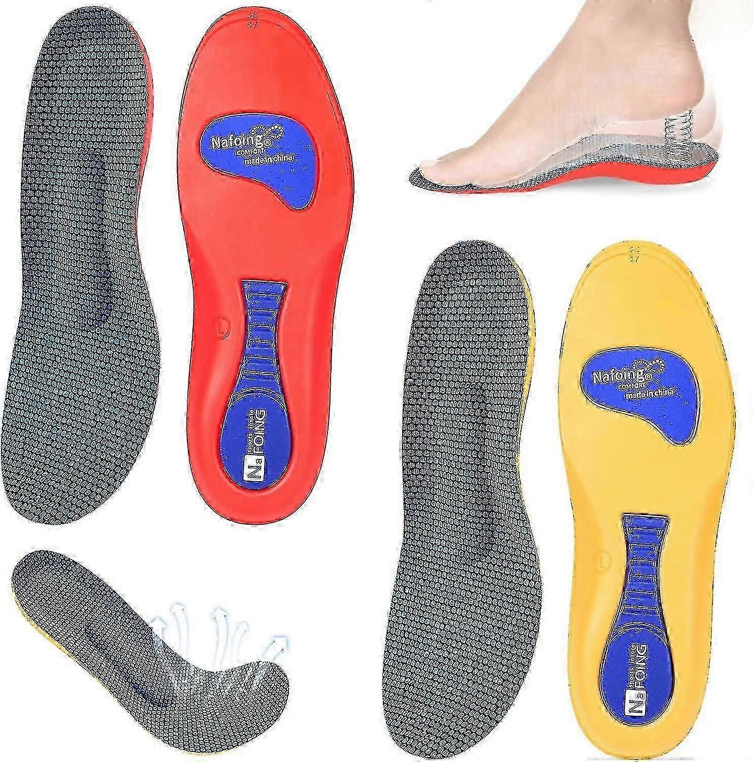 2 Çift Norelie Tabanlık, Kemer Destekli Norelie Ortopedik Tabanlık, İş Ayakkabıları için Konforlu Ortopedik Tabanlık, Spor Ayakkabıları-YVAN