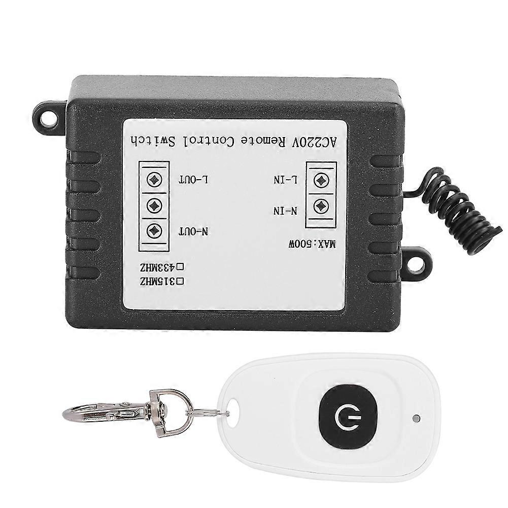 Plastic Single Button Wireless Remote Control Miniature Home Power Light Electrical Appliance Controlling Switch