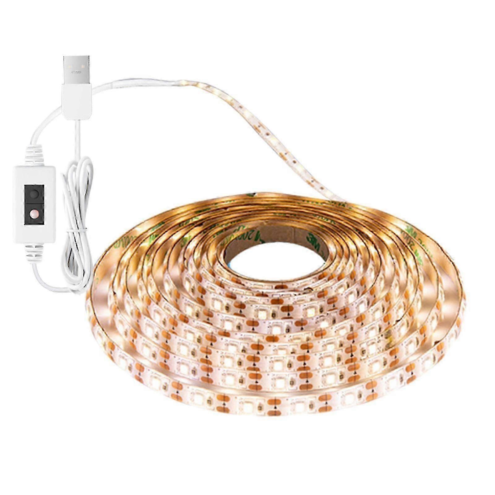 Christmas String Lights Motion Sensor Strip-LED Counter Lights-Upgraded USB Operated LED Strip For Wardrobe Stair Pantry Under Cabinet Cupboard Bed Lo