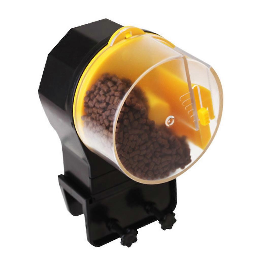 Automatic Fish Feeder Timer Fish Feeder Battery Powered Fish Food Dispenser for Aquarium FishTank Large Feed Bucket