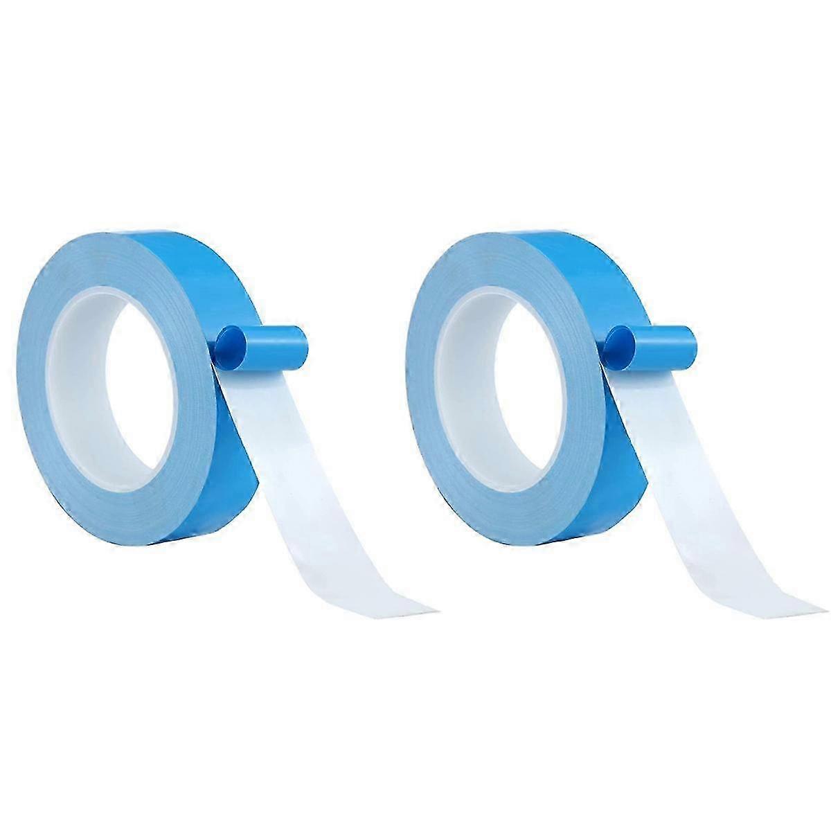 2X Heat Sink Tape 25Mx20mm Double Sided Thermal Adhesive Tape for CPU GPU SSD Drive LED PCB IGBT Mo