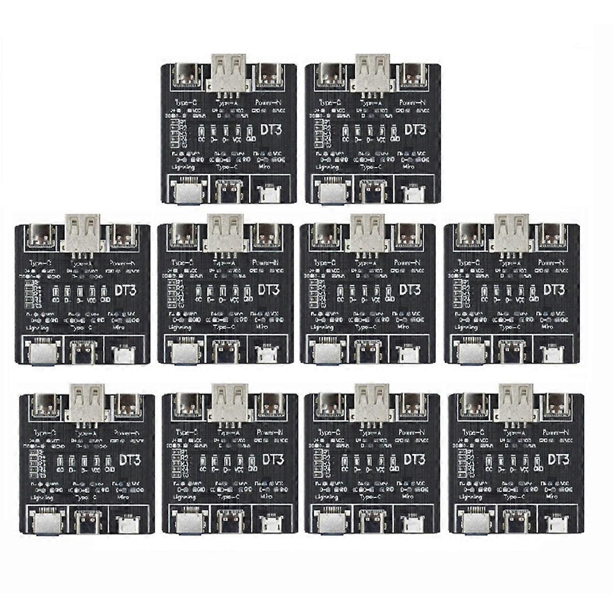 Data Cable Anomaly Detection Board USB Cable Tester for IOS Android