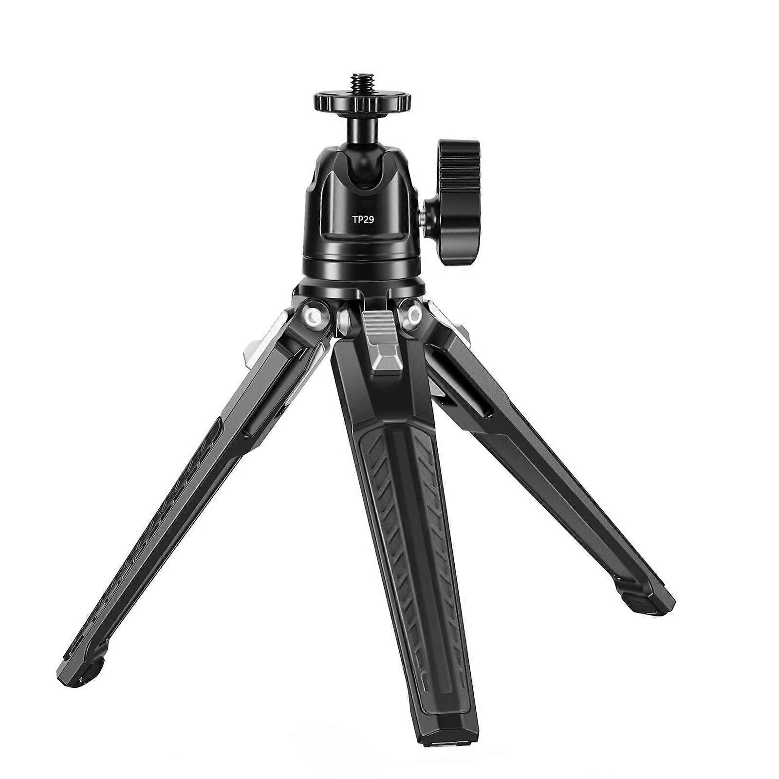 Mini Tripod With Detachable Head Travel Friendly For Photography Vlogging Vertical Recording Handle For Camera Phone
