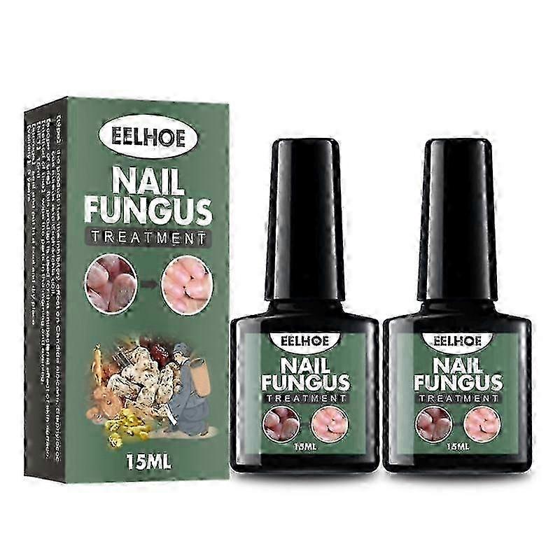 15ml Svamp Nagel Behandling Vätska Mycket Effektiv Dödar Tå Nagel Svamp 2st