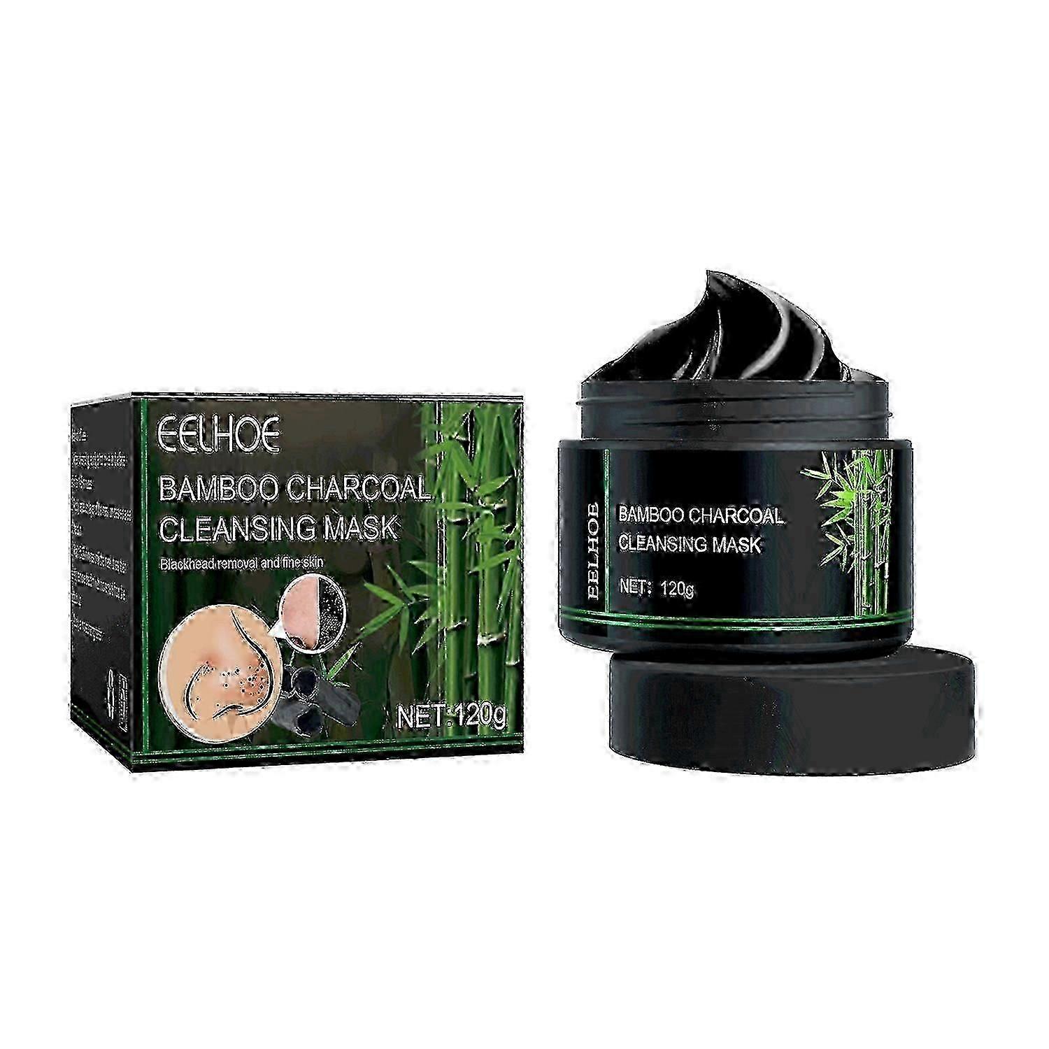 EELHOE Bamboo Charcoal Blackhead Removing Tearing Facial Mask, Moisturizing Removing Blackhead And A