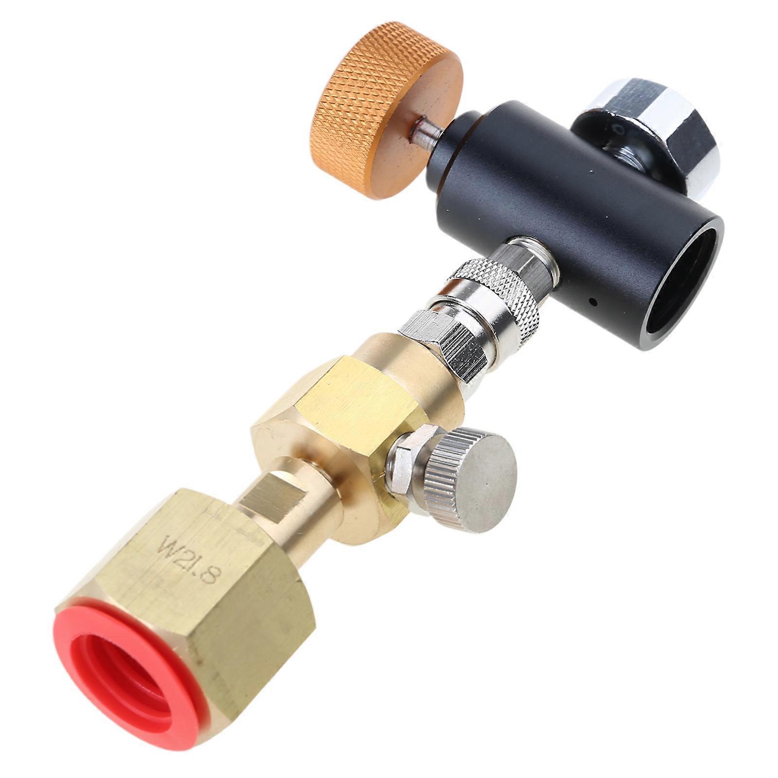 Sodas Water Accessories Quick Connector Adapter to External CO2 Bottle Tanks Cylinder W21.8 CGA320 CO2 Refill Adapter