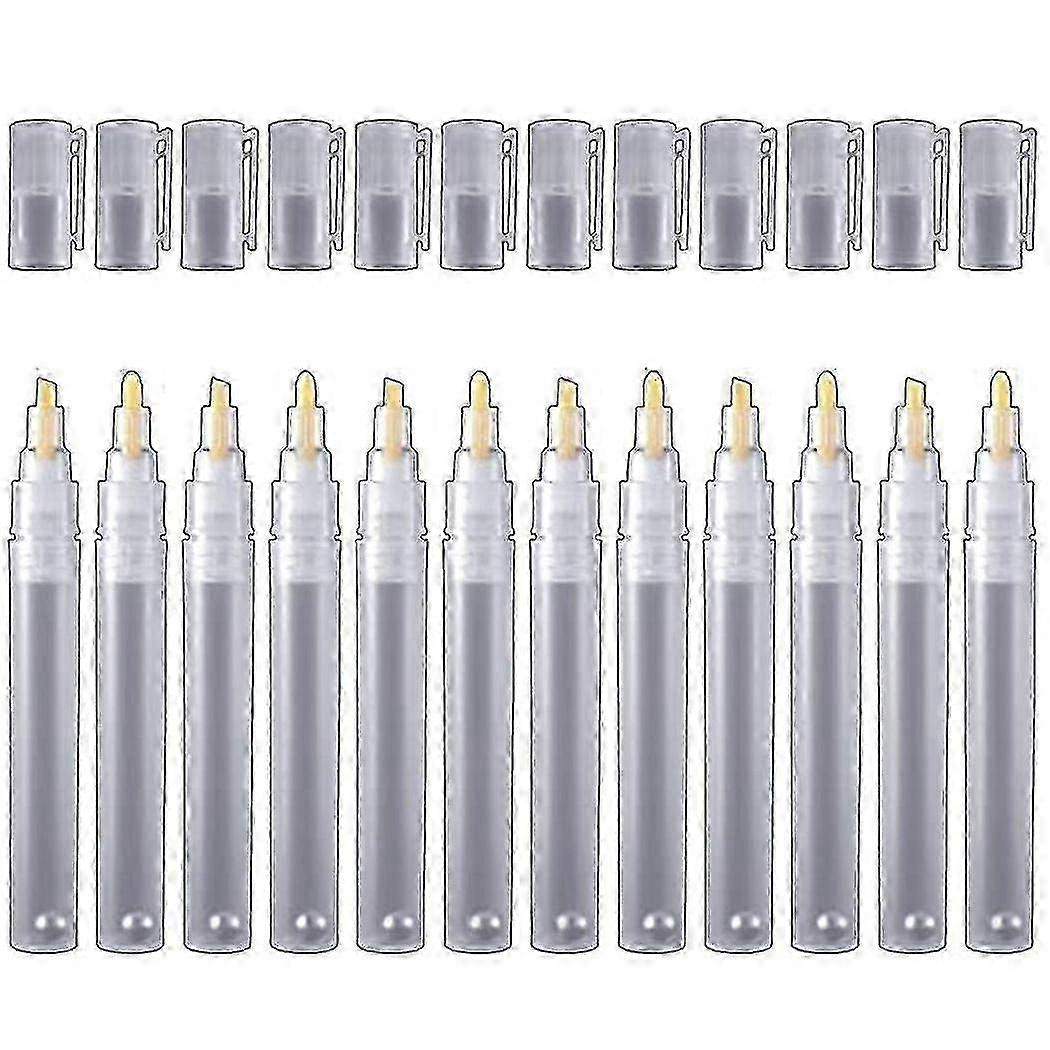 12pack 6/3 mm κενοί γεμάτοι κενοί δείκτες στυλό αφής χρώματος με στρογγυλή κεκλιμένη κεφαλή κατάλληλη για διάφορες μάρκες